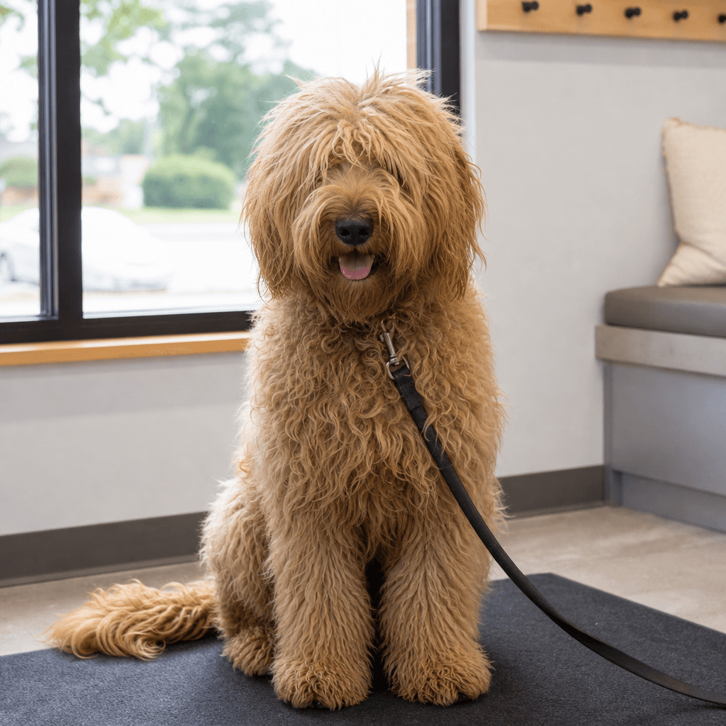 Dog grooming before — project 5